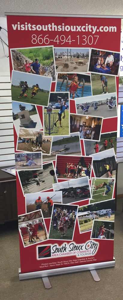 South Sioux Chamber Banner Stand